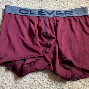 Clever mesh boxer brief